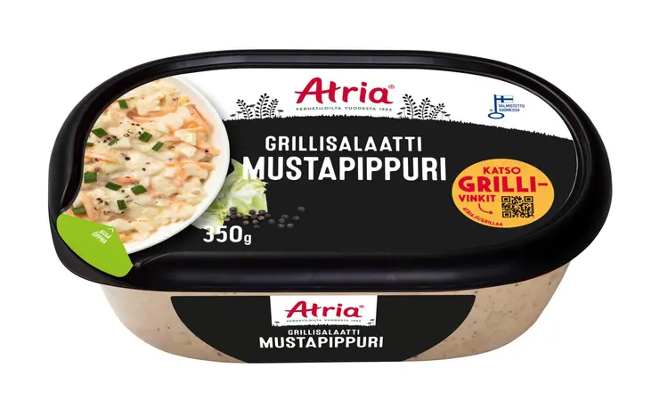 Atria Mustapippuri Grillisalaatti 350g