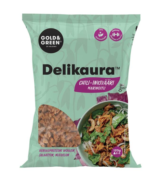 Gold&Green® Delikaura™ 120 g chili-inkiväärimarinoitu