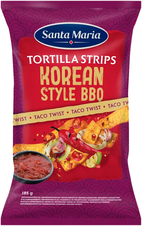 Santa Maria 185G Tortilla Strips Korean Style BBQ