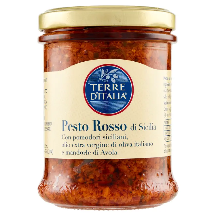 Terre d'Italia Pesto Rosso di Sicilia pestokastike 190g