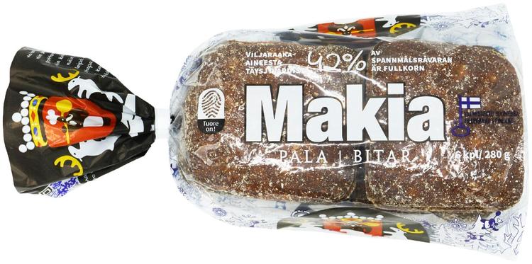 Lapin Leipomo Makia Palaleipä 6kpl/280g