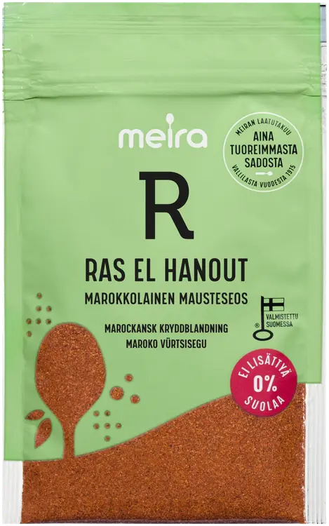 Meira Ras El Hanout mausteseos ei lisättyä suolaa 25g