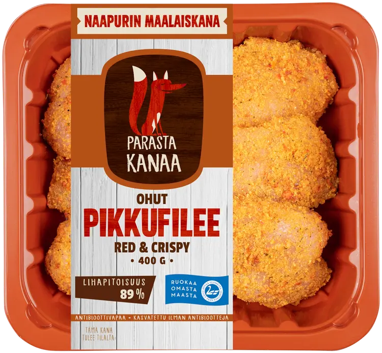 Naapurin Maalaiskanan ohut pikkufilee, Red & Crispy 400g