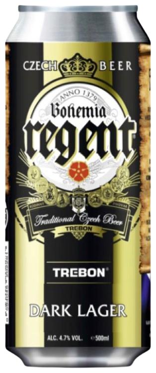 Bohemia Regent Tumma Lager Olut 4,7% 50cl tölkki