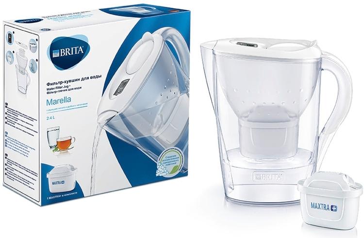 Brita Marella memo Maxtra+ -suodatinkannu 2,4l valkoinen