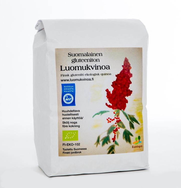 Rainingon Luomutila Suomalainen Luomu Kvinoa 1kg gluteeniton