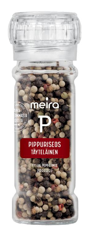 Meira Pippuriseos täyteläinen ei lisättyä suolaa mylly 49g