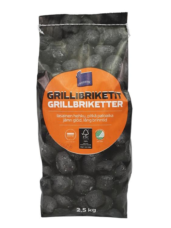 Rainbow grillibriketti 2,5 kg