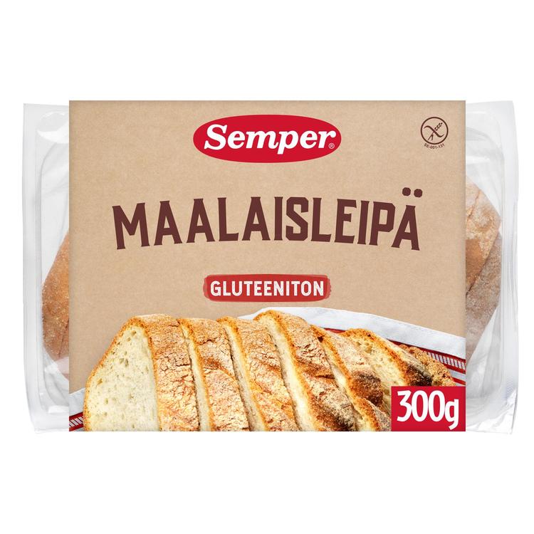 Semper Gluteeniton Viipaloitu Maalaisleipä 300g