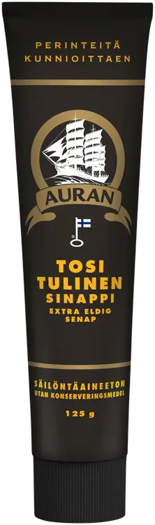 Auran Tosi tulinen sinappi 125g
