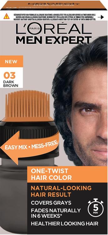 L'Oréal Paris Men Expert One-Twist Hair Color 03 Tummanruskea