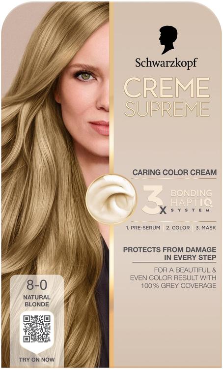 Creme Supreme 8-0 Luonnollinen Vaalea