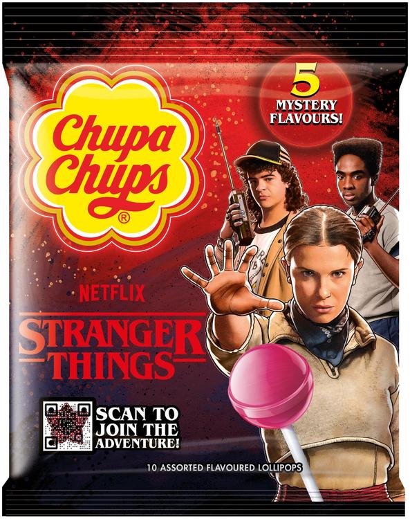 Chupa Chups Stranger Things pulgakommid 120g