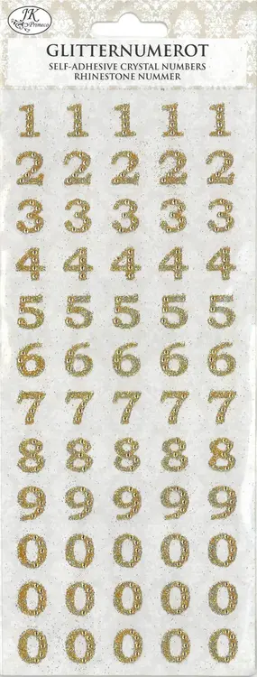 J.K. Primeco glitternumerotarra kulta