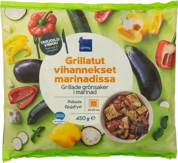 Rainbow 450g grillatut vihannekset pakaste