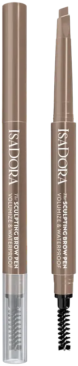 Isadora Sculpting Brow Pen With Brush kulmakynä 84 Light Brown 0,2 g