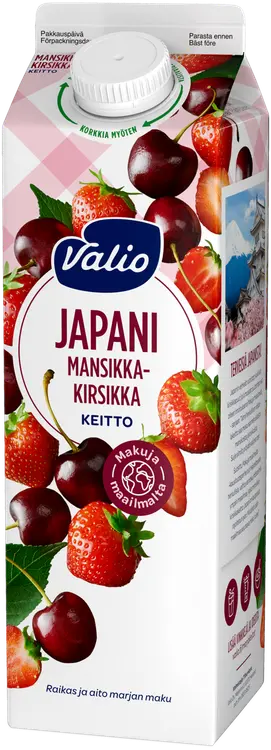 Valio mansikka-kirsikkakeitto 1 kg Japani