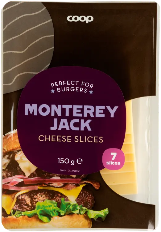 Coop Monterey Jack burgerjuustoviipale 150 g