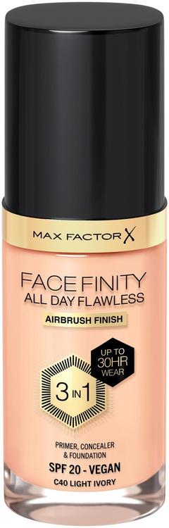 Max Factor Facefinity All Day Flawless Foundation 30 ml, 40 Light Ivory