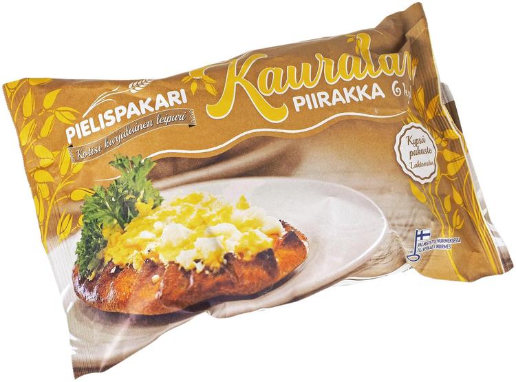 Pielispakari Kauralanpiirakka KP 6 kpl/pss, 390 g