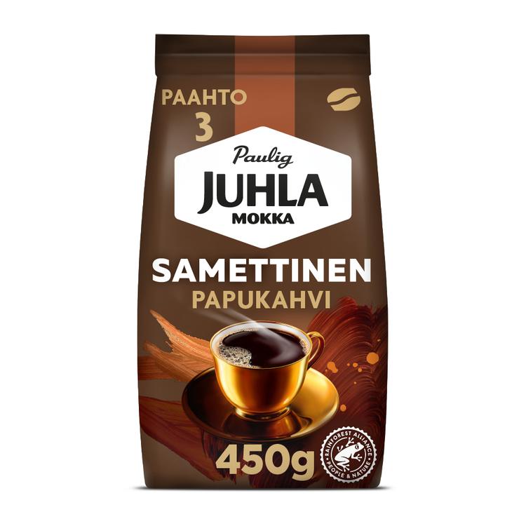 Paulig Juhla Mokka Samettinen kahvi kahvipapu 450g