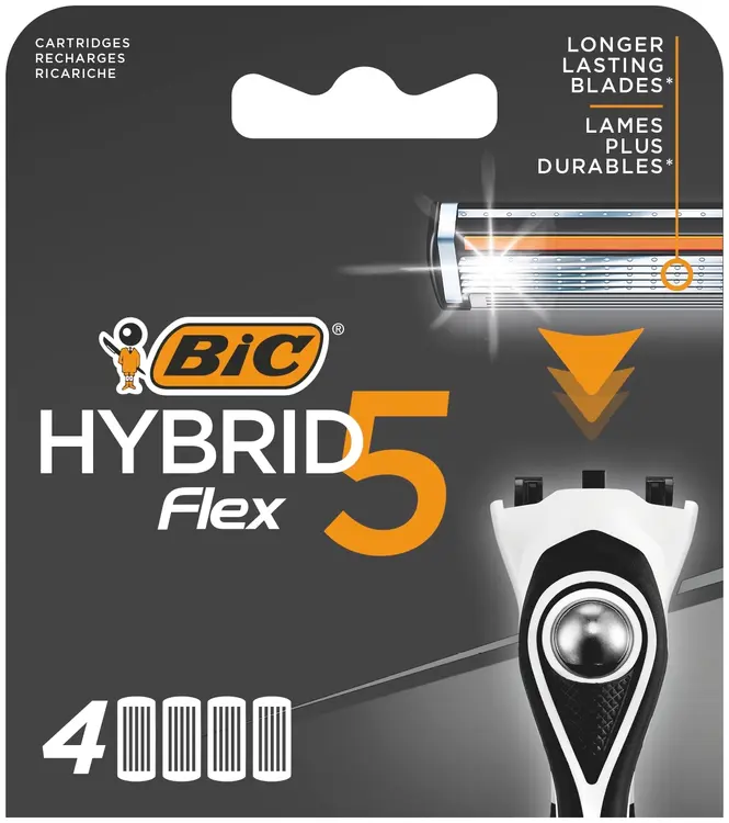 BIC Hybrid Flex 5 varaterä 4-pack