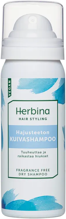 Herbina 50ml Hajusteeton kuivashampoo