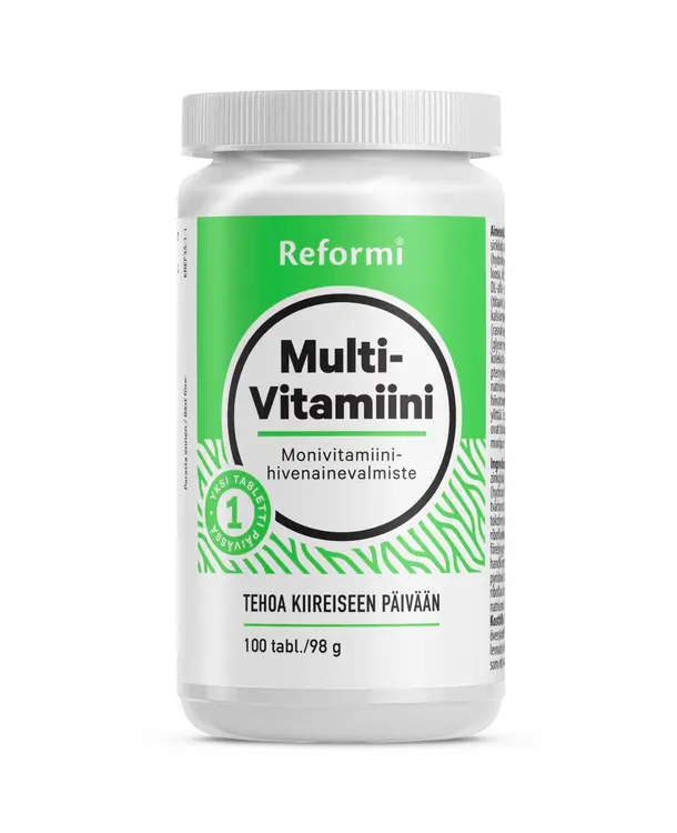Reformi Multivitamin 100tabl ravintolisä