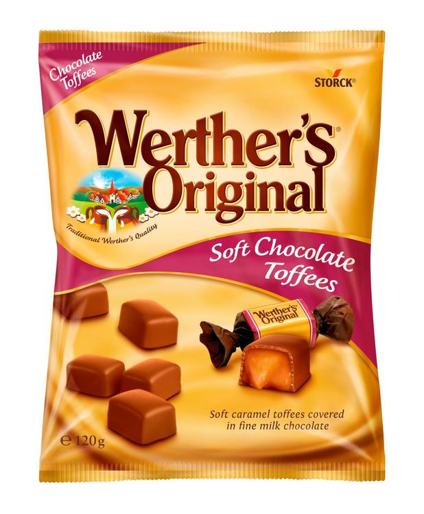 WERTHER´S ORIGINAL pehme iiris šokolaadis 120g