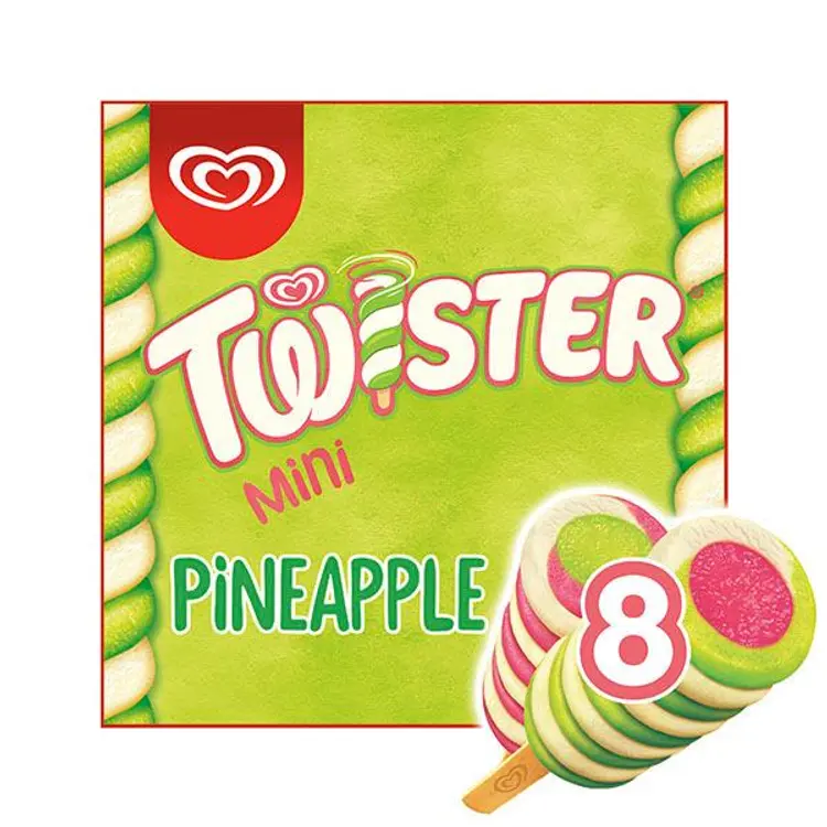 Twister Mini Jäätelö Monipakkaus 400ml/312g 8 kpl