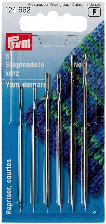 Prym parsinneulalajitelma koot 5/0-1/0 lyhyt 6 kpl/pakkaus