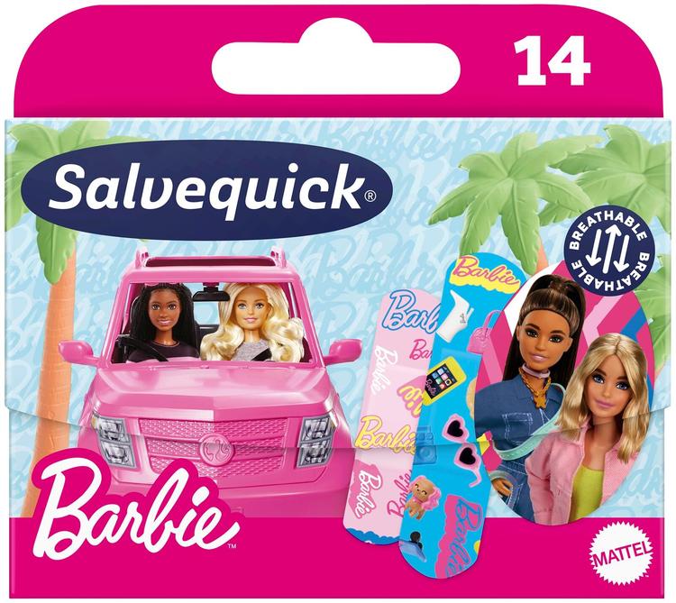 Salvequick Barbie lastenlaastari 14kpl