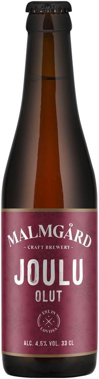 Malmgård Jouluolut 4,5% 0,33l pullo