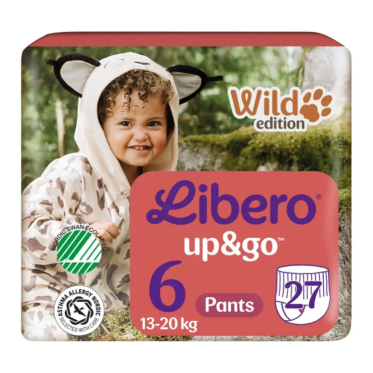 LIBERO Up&Go housuvaippa koko 6, 27kpl, 13-20 kg