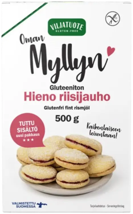 Virtasalmen Viljatuote Gluteeniton Hieno riisijauho 500g