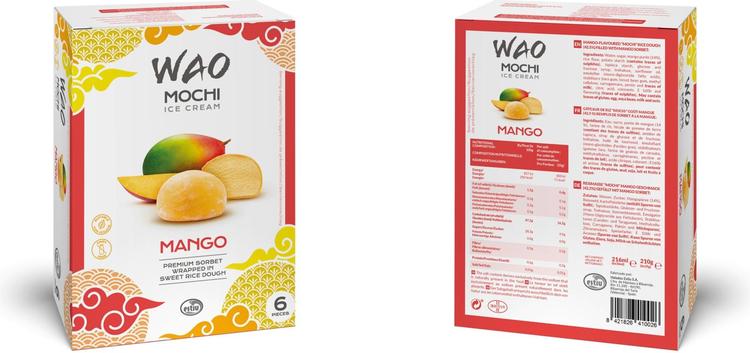 Wao Mochi jäätelö 6x35g mango