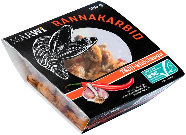 RANNAKARBID TŠILLI -KÜÜSLAUGU 100G