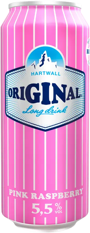 Hartwall Original Long Drink Pink Raspberry 5,5% 0,5 l