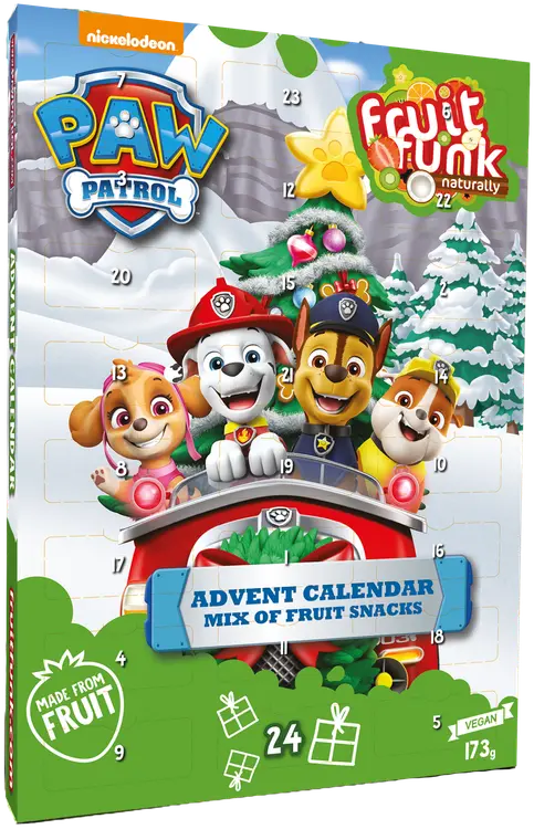 Fruitfunk Paw Patrol joulukalenteri 173g
