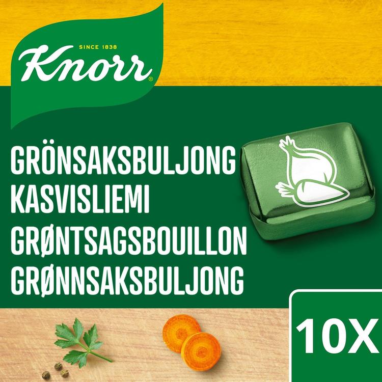 Knorr Kasvis Liemikuutio 10x10g