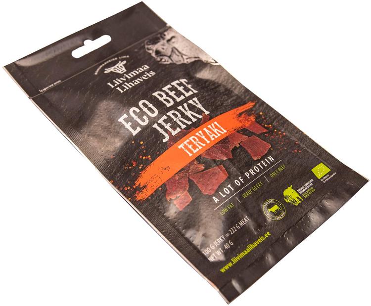 Veiselihasnäkk ECO Beef Jerky TERYAKI 40 g
