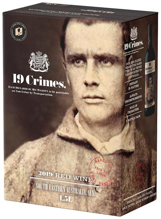 19 Crimes Red Wine 14%vol 1,5L