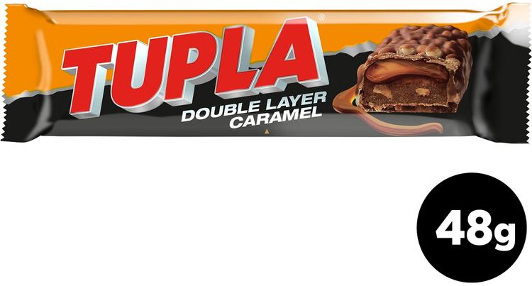 Tupla Double Layer Caramel suklaapatukka 48g