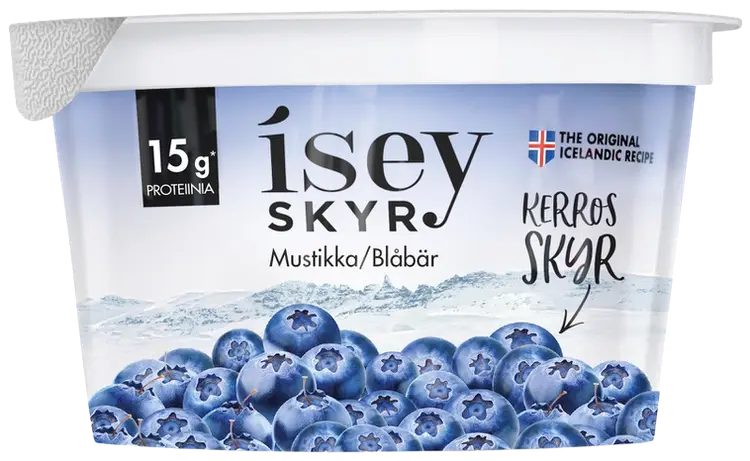 Isey Skyr Kerros Mustikka maitovalmiste 170g