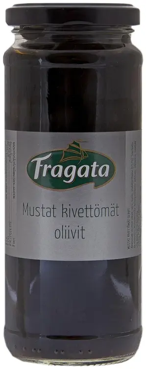 Fragata musta kivetön oliivi 330/163g