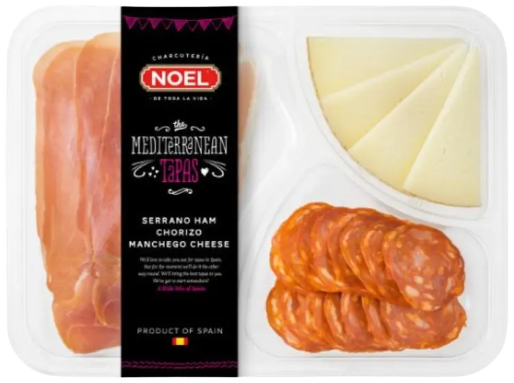 Noel Tapas-lajitelma Serrano, Manchego & Chorizo 118g