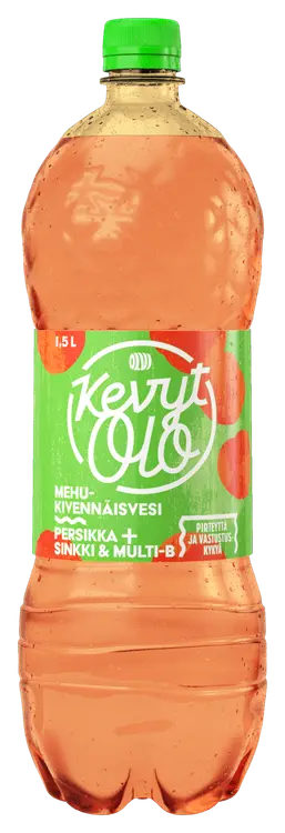 KevytOlo Persikka + sinkki & multi B mehukivennäisvesi 1,5 l kmp