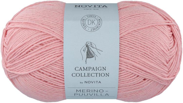 Novita neulelanka merino-puuvilla 100g v.punainen