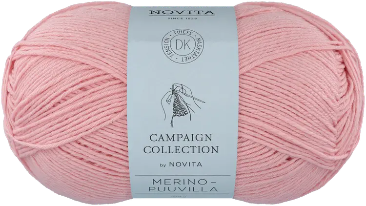 Novita neulelanka merino-puuvilla 100g v.punainen