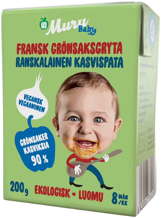 Muru Baby Ranskalainen kasvispata 8 kk luomulastenateria 200g